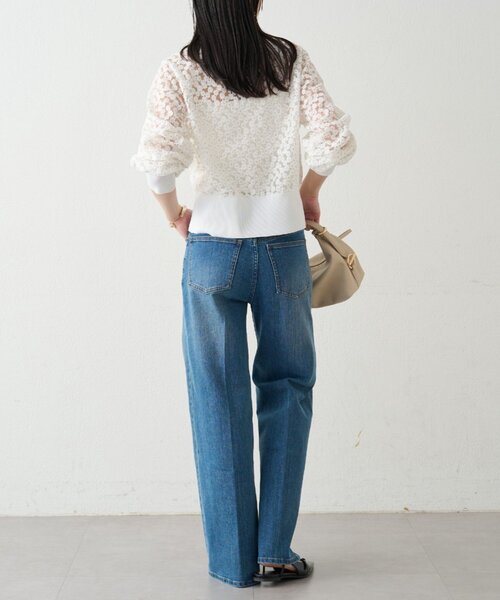 「LOUNGEDRESS」 デニムパンツ MEDIUM ブルー レディース_画像6