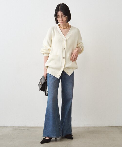 「LOUNGEDRESS」 デニムパンツ MEDIUM ブルー レディース_画像9
