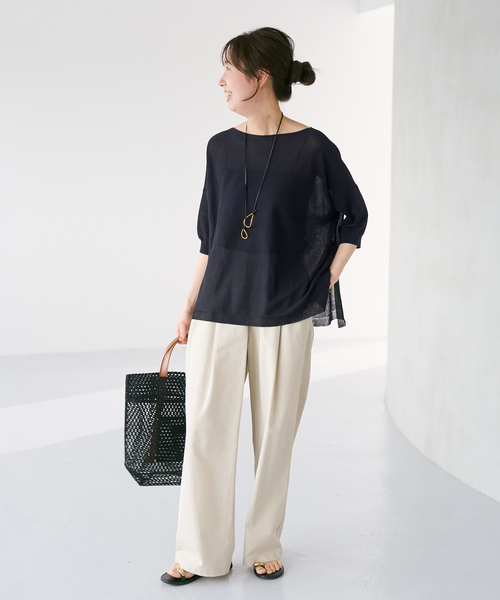 Spick＆Span（スピック アンド スパン） ニット セーター 「接触冷感 
