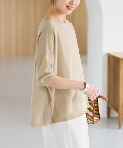 Spick＆Span（スピック アンド スパン） ニット セーター 「接触冷感 