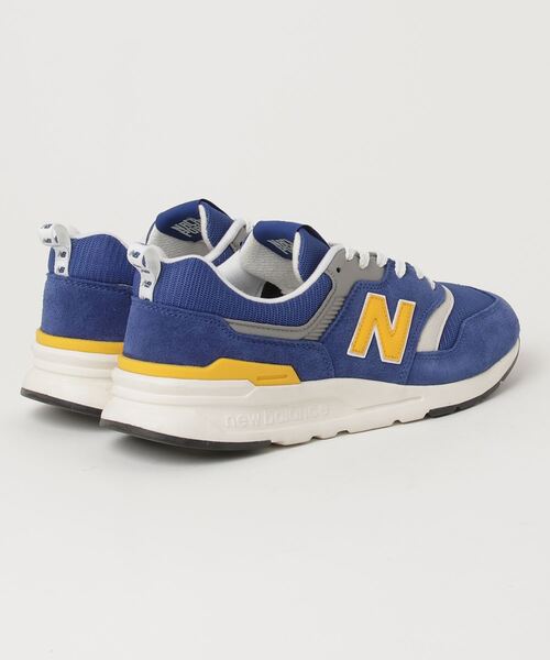 「New Balance」 ローカットスニーカー 27cm ブルー メンズの画像
