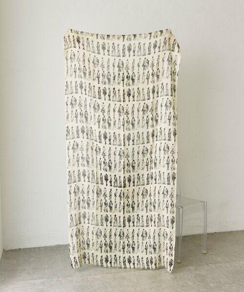 ストール マフラー 「PYAAR(ピーアール)」PEOPLE SCARF/ピープル柄ストール レディース_4