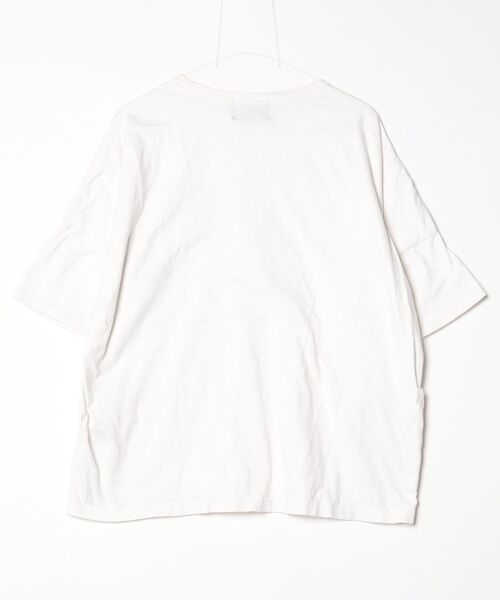 「NUMBER (N)INE DENIM」 ワンポイント半袖Tシャツ L ホワイト メンズ_画像2