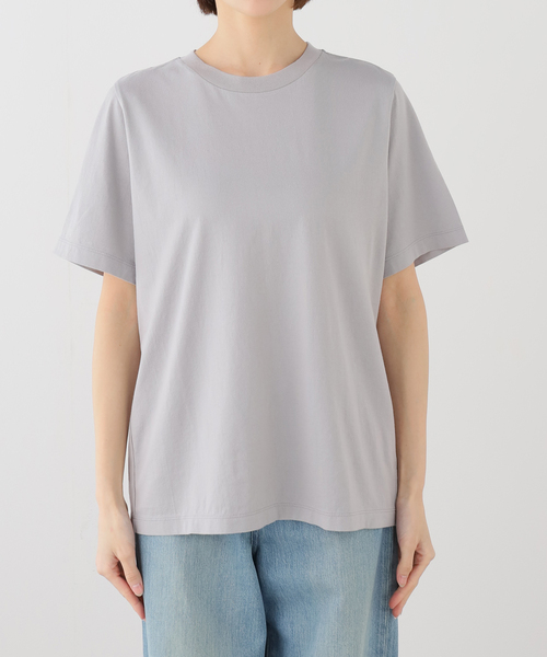 deuxieme classe 半袖 クルーネック Tシャツ グレー Deuxieme Classe（ドゥーズィエムクラス） tシャツ 半袖 Mme.CREW T