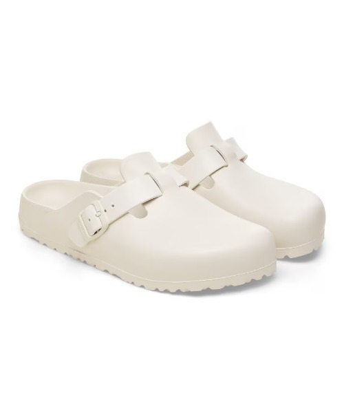 「BIRKENSTOCK」 サンダル 38/24.5cm アイボリー メンズ_画像4