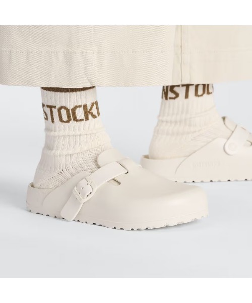 「BIRKENSTOCK」 サンダル 38/24.5cm アイボリー メンズ_画像7