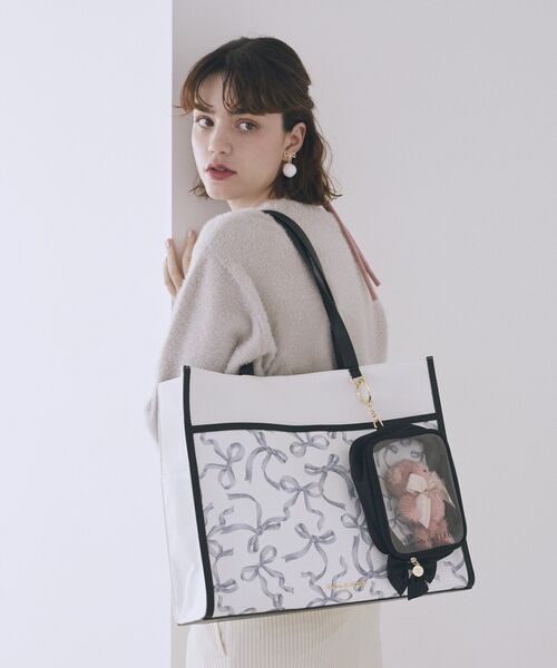 「Maison de FLEUR」 トートバッグ FREE ブラック レディース_画像5