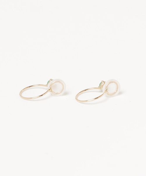 「Jewel closet by L&Co.」 イヤリング(両耳用) FREE グリーン レディース_画像2