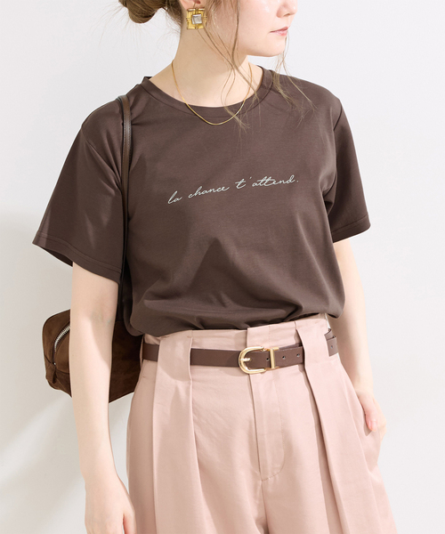 tシャツ 半袖 「追加4」ウォッシャブル / 接触冷感 / スムースワンポイントロゴTEE レディース | B.C STOCK | 03