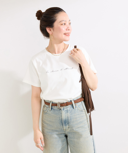 tシャツ 半袖 「追加4」ウォッシャブル / 接触冷感 / スムースワンポイントロゴTEE レディース | B.C STOCK | 01