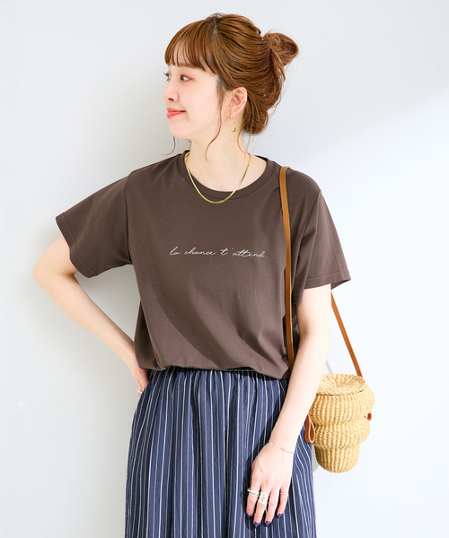 tシャツ 半袖 「追加4」ウォッシャブル / 接触冷感 / スムースワンポイントロゴTEE レディース | B.C STOCK | 20