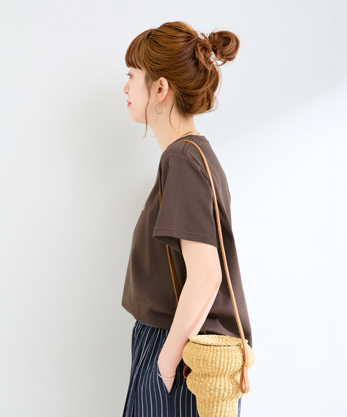 tシャツ 半袖 「追加4」ウォッシャブル / 接触冷感 / スムースワンポイントロゴTEE レディース | B.C STOCK | 19