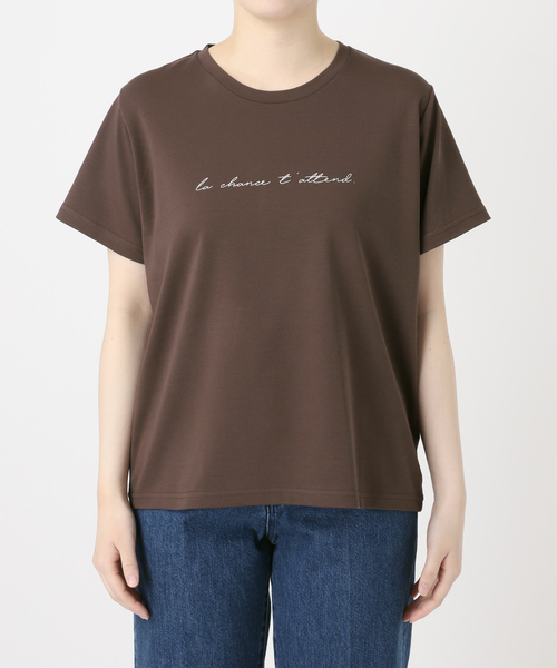tシャツ 半袖 「追加4」ウォッシャブル / 接触冷感 / スムースワンポイントロゴTEE レディース | B.C STOCK | 05