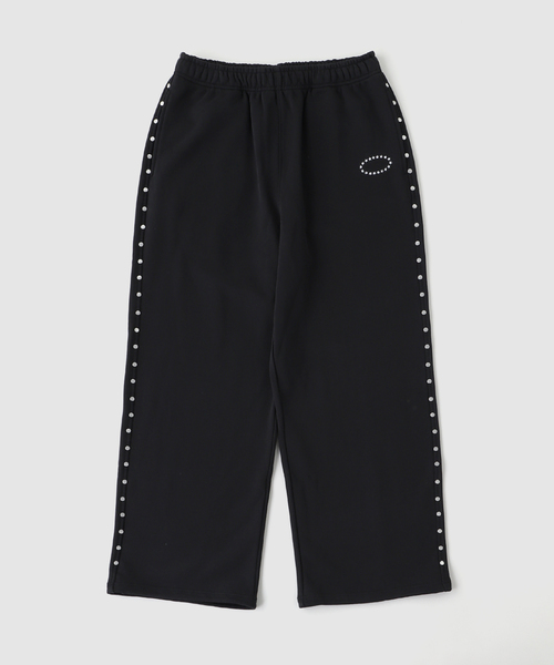 AFB（エーエフビー） スウェットパンツ ジャージ STUDDED BAGGY SWEAT