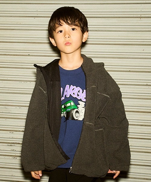 「XLARGE KIDS」 「KIDS」スウェットカットソー 120cm トップグレー キッズ_画像7
