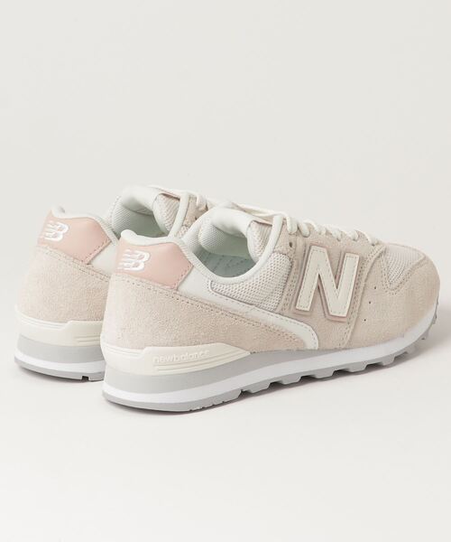 「New Balance」 ローカットスニーカー 22.5cm オフホワイト レディース_画像2