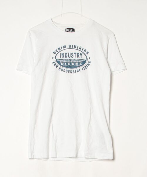 DIESEL（ディーゼル） 半袖Tシャツ X-SMALL ホワイト メンズ