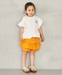 tシャツ フリルロゴワッペン半袖Tシャツ キッ...の詳細画像3