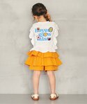 tシャツ フリルロゴワッペン半袖Tシャツ キッ...の詳細画像4