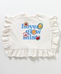 tシャツ フリルロゴワッペン半袖Tシャツ キッ...の詳細画像2