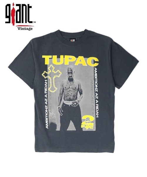 STYLISE tシャツ 「giant Vintage」TUPAC COLLAGE AMBITIONZ