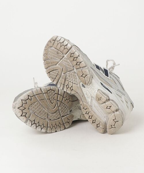 「New Balance」 ローカットスニーカー 24.0cm ホワイト メンズ_画像3
