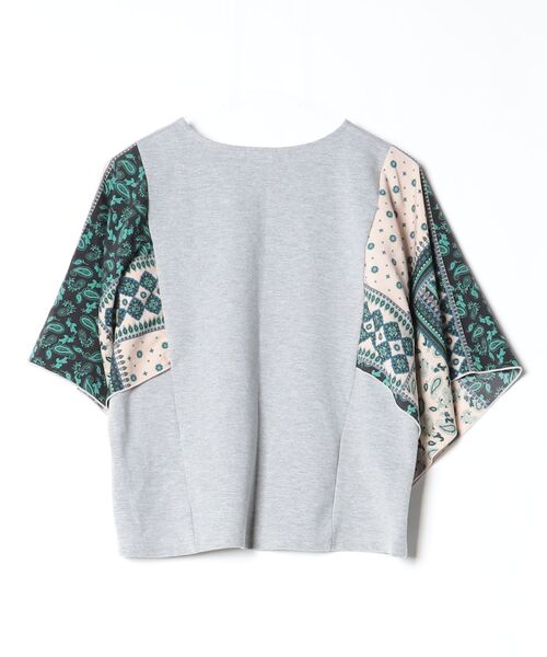 「BEAMS HEART」 半袖カットソー - グレー レディース_画像2