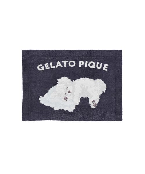 ジェラートピケマルチーズブランケット gelato pique（ジェラートピケ） 「CAT＆DOG」マルチーズ柄