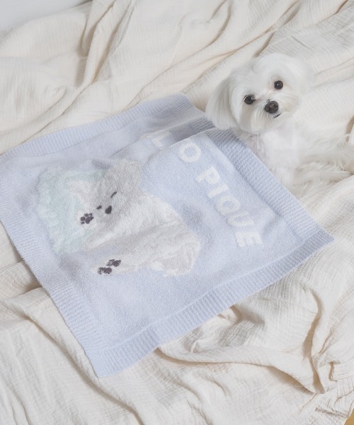 gelato pique（ジェラートピケ） 「CAT＆DOG」マルチーズ柄