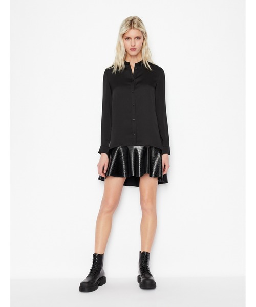ARMANI EXCHANGE 「ARMANI EXCHANGE」 長袖ワンピース 0 ブラック 