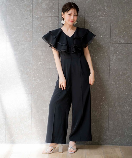 「NOELA」 パンツドレス M ブラック レディース_画像5