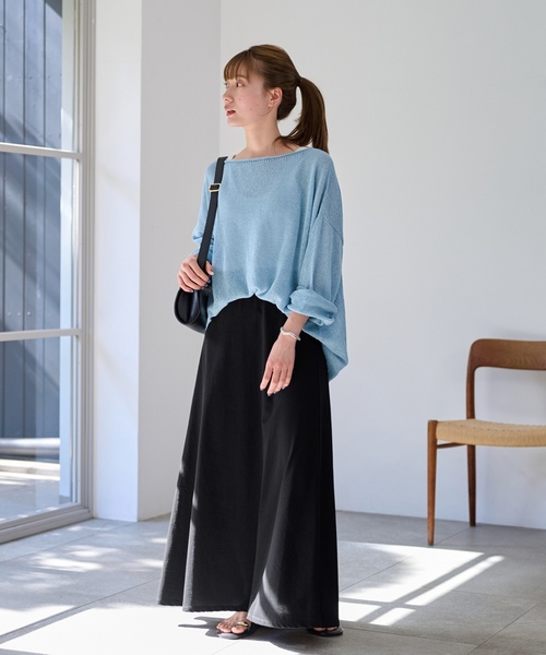 「FRAMeWORK」 ロングスカート 36 グレー レディース_画像4