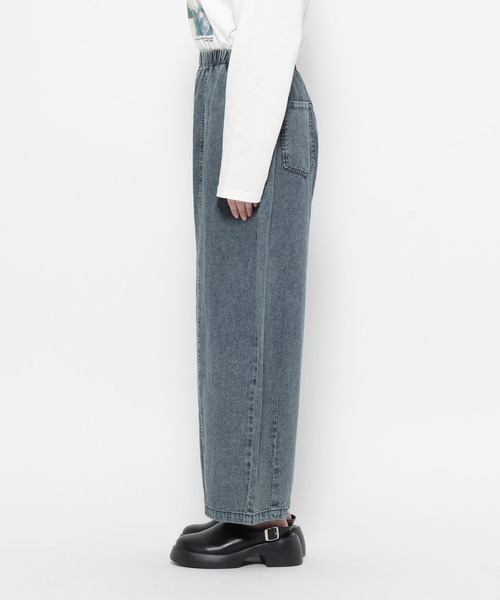 「LEPSIM」 デニムパンツ FREE ブラック レディース_画像4