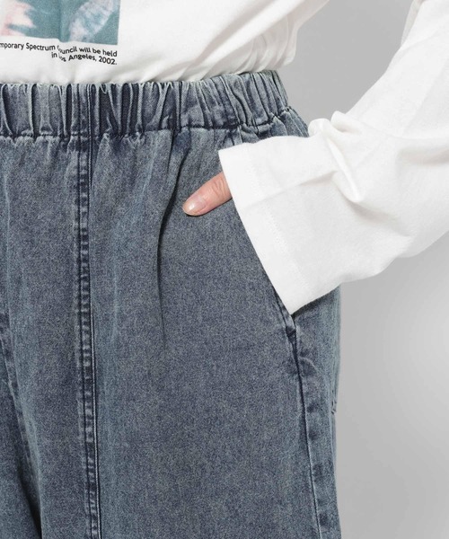 「LEPSIM」 デニムパンツ FREE ブラック レディース_画像7