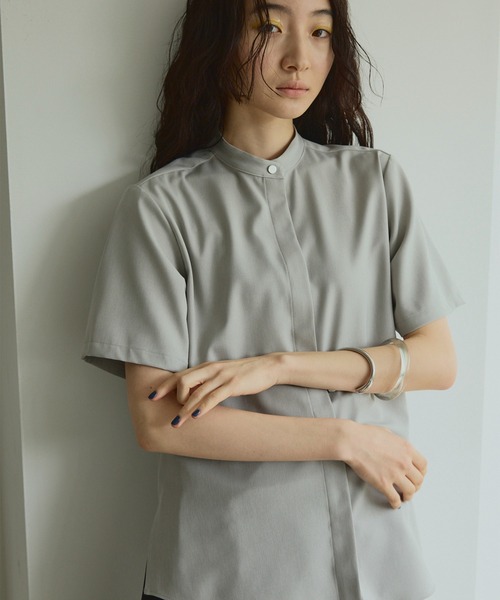 【美品】UNITED TOKYO ハーフスリーブブラウス ウォッシャブル UNITED TOKYO（ユナイテッドトウキョウ） ブラウス シャツ 夏 半袖