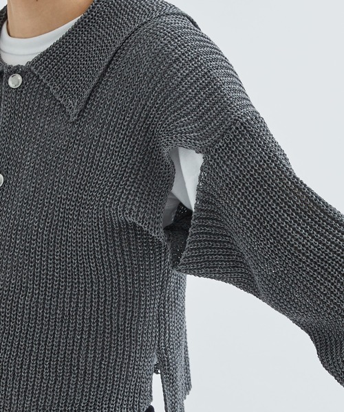 Ni.5  sulvam ニットセーラーカーディガン sulvam カーディガン 【sulvam/サルバム】SAILOR COLLAR KNIT
