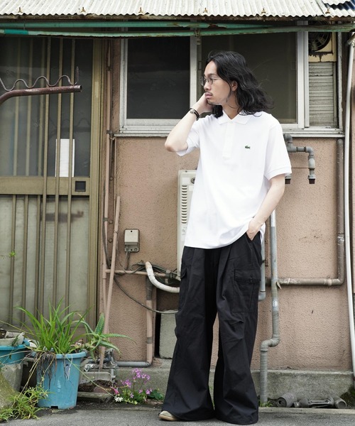 新品未着用【LACOSTE】BOYSラインPOLOシャツ　ブラック　Mサイズ LACOSTE ポロシャツ / ラコステ L1212 Short Sleeve Classic