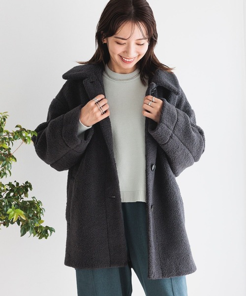 LEPSIM（レプシィム） ブルゾン アウター ライトボアステンカラー