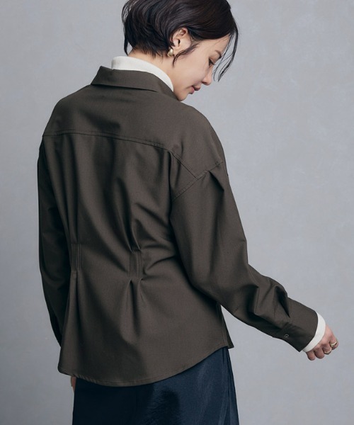 RASW ブラウス シャツ 「RASW」ウエストタックシャツ レディース