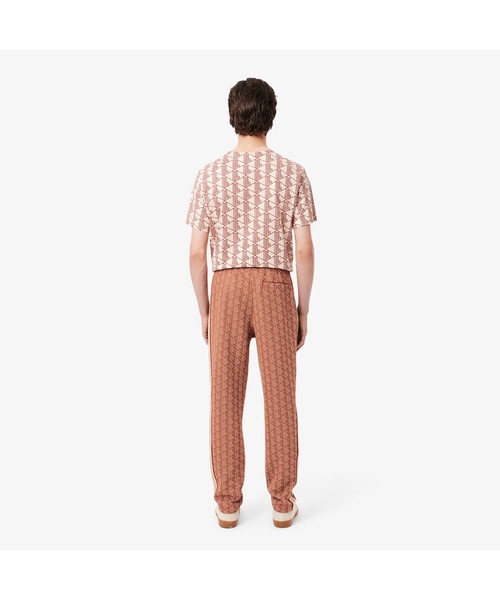 ラコステ　モノグラム　ジャージ　トラックパンツ　セットアップ ラコステ LACOSTE モノグラムジャカードトラックジャケット