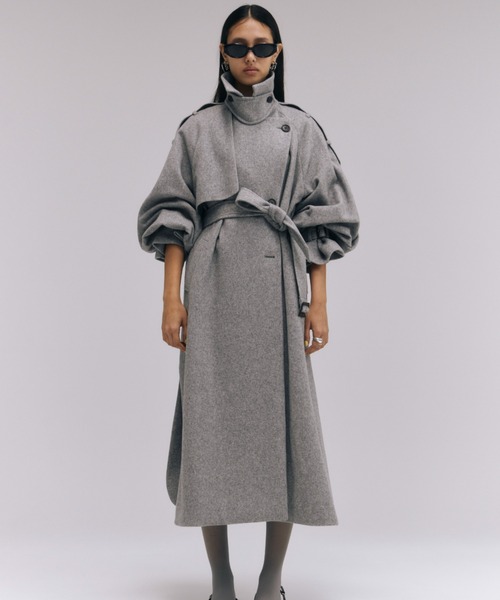 ジョゼムーン wool comfortable トレンチコート フリーサイズ JOSE MOON（ジョゼムーン） トレンチコート コート WOOL COMFORTABLE