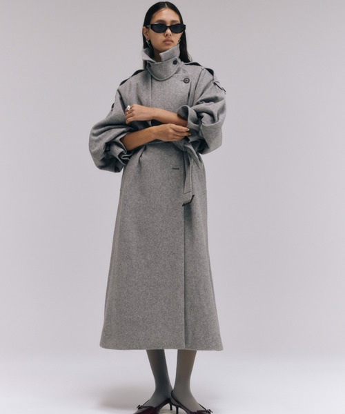 ジャケット・アウター JOSE MOON WOOL COMFORTABLE TRENCH COAT JOSE MOON（ジョゼムーン） トレンチコート コート WOOL COMFORTABLE