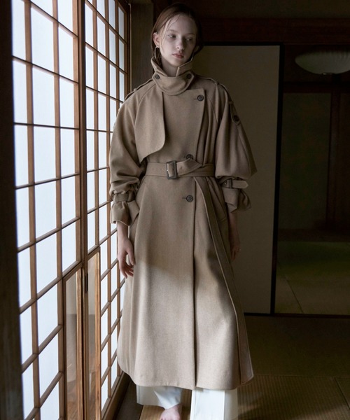 JOSE MOON（ジョゼムーン） トレンチコート コート WOOL COMFORTABLE