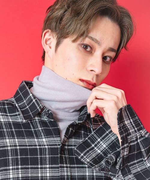 GRANCY 付け襟ネックウォーマー 2点セット ブラックホワイト GRANCY】Collar Neck Warmer / 付け襟ネックウォーマー（ネック