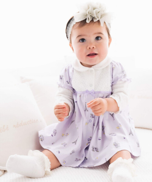 【新品未使用タグ付き】babyDior ワンピース 18M 未使用品 ベビーディオール baby Dior タグ付き 2点セット