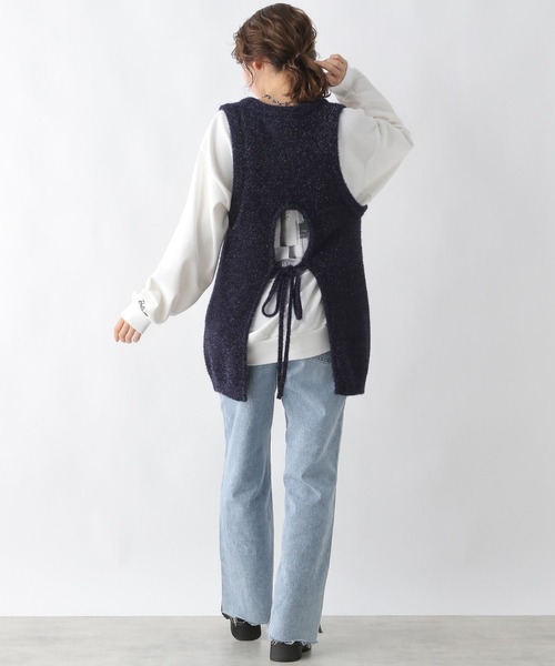LEPSIM ベスト ジレ ラメチュニックベスト 993433 レディース