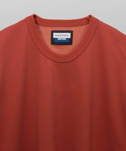 メゾンスペシャル アイレット Tシャツ レッド maison special メゾンスペシャル アイレット Tシャツ レッド