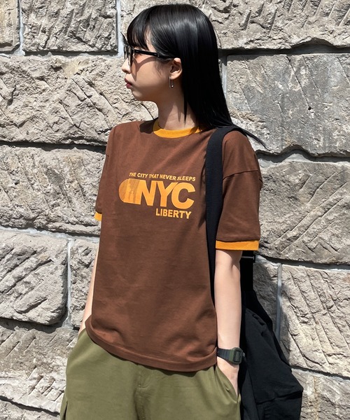 tシャツ リンガーTシャツ レディース : ZOZOTOWN Yahoo!店 - 通販
