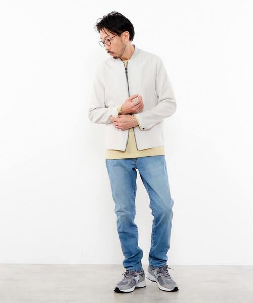 MEN'S MELROSE 革ジャン ライダース リネンタッチドットエアーMA-1