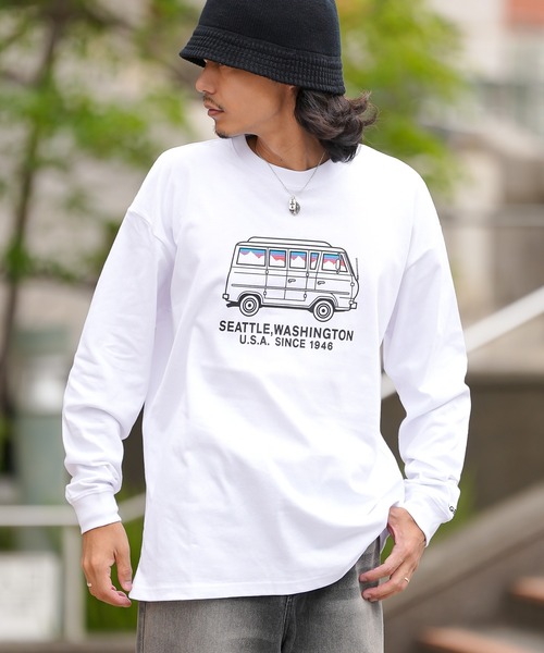 tシャツ 「GERRY」別注 プリント/ワンポイント 刺しゅう 長袖Tシャツ メンズ レディース | GERRY | 09